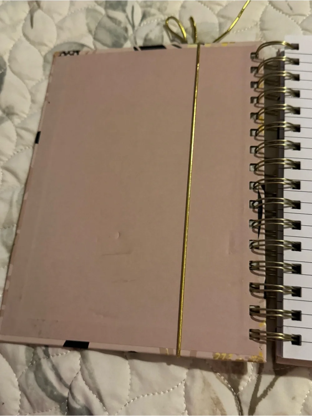 NWT Tahari Home Faith Hope Love Floral Spiral Journal Notebook Gift Set